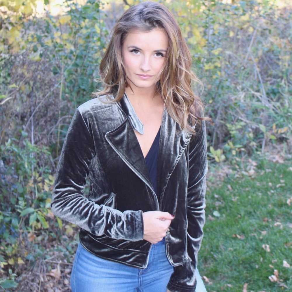 Mustard Seed: Velvet Green Bomber